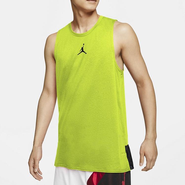 Jordan 23 Alpha Basketball Tank Top Men Tops Fluorescent-Yellow CJ5545-389