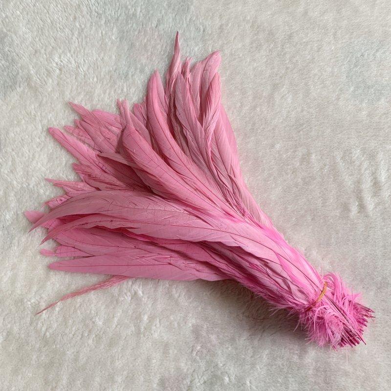 Wholes 500pcs Rooster Tail Feathers 25-30cm 30-35cm 35-40cm 40-45cm For Colored Carnival Costume&mask Party