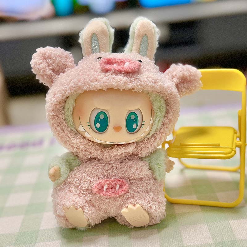 Labubu Doll Clothes For 17cm Labubu Plush Doll's Clothing Birthday Party Suit for Kid Toy Doll Dress Up Accessories for Labubu