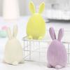 Resin Easter Rabbit Figurine Multicolor Cartoon Buuny Statue Creative Easter Egg Rabbit  Gift
