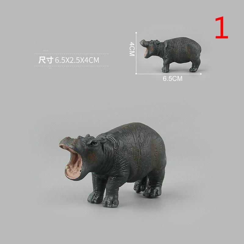 Animal Models Simulation of Wild Animals Toy Models Hippopotamus Models