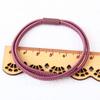 Double Flat Thread Two-in-one Hair Band Double Strand Hair Tie Dark High-elasticity Hair Band for Women