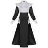 Sultry Chowbie Nun Cosplay Costume With Cross For Halloween