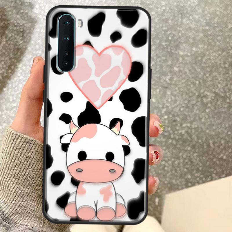 Dairy Cattle Cow Speckle Case For OnePlus 13T 10T 8T 10 Pro 15 13 12 11 15R 13R 12R Nord CE 5 2 3 4 Lite N20 N30 Coque