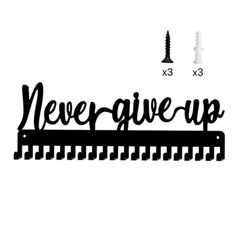 Metall Medaillenhalter Display Aufhänger Rack Sportmedaille Wandhalterung Mit 20 Haken Schlüsselhalter Dekorative Haken Heim Büro Dekoration