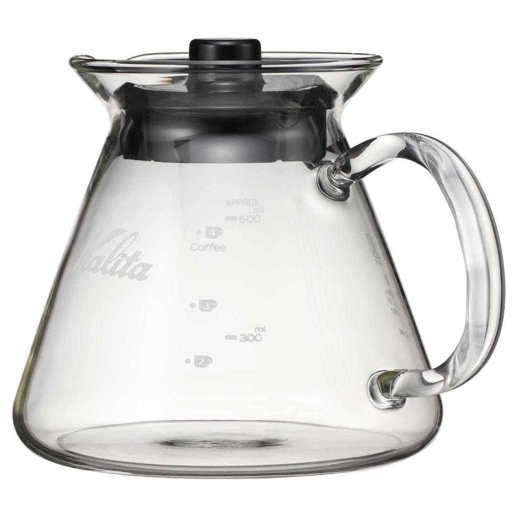 Kalita Kalita Coffee Server Wave Series 500ml for 2 To 4 People G #31255