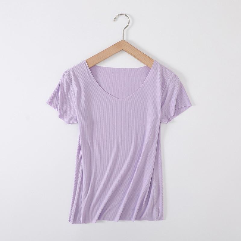 Elegant Summer Short Sleeves Tops Sexy Women Basic Tees Cropped T-shirt Blouse