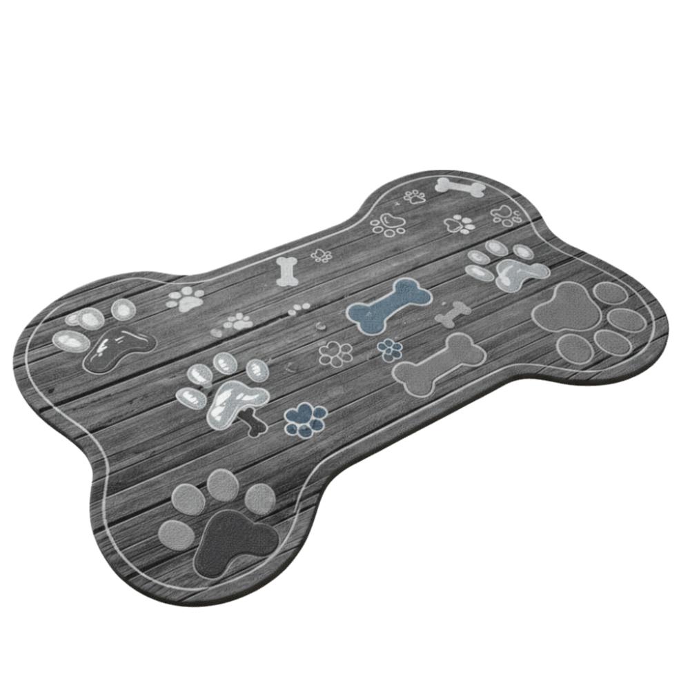 Absorbent Material Pet Placemat Quick-Dry Pet Mat Home Pet Mat Non-Slip Floor Mat Cat 40cm 50cm серый