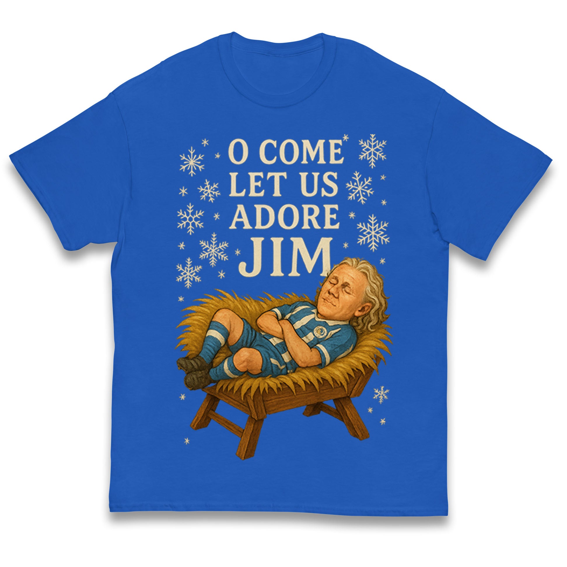 O Come Let us Adore Jim Wigan Christmas Kids T Shirt 130