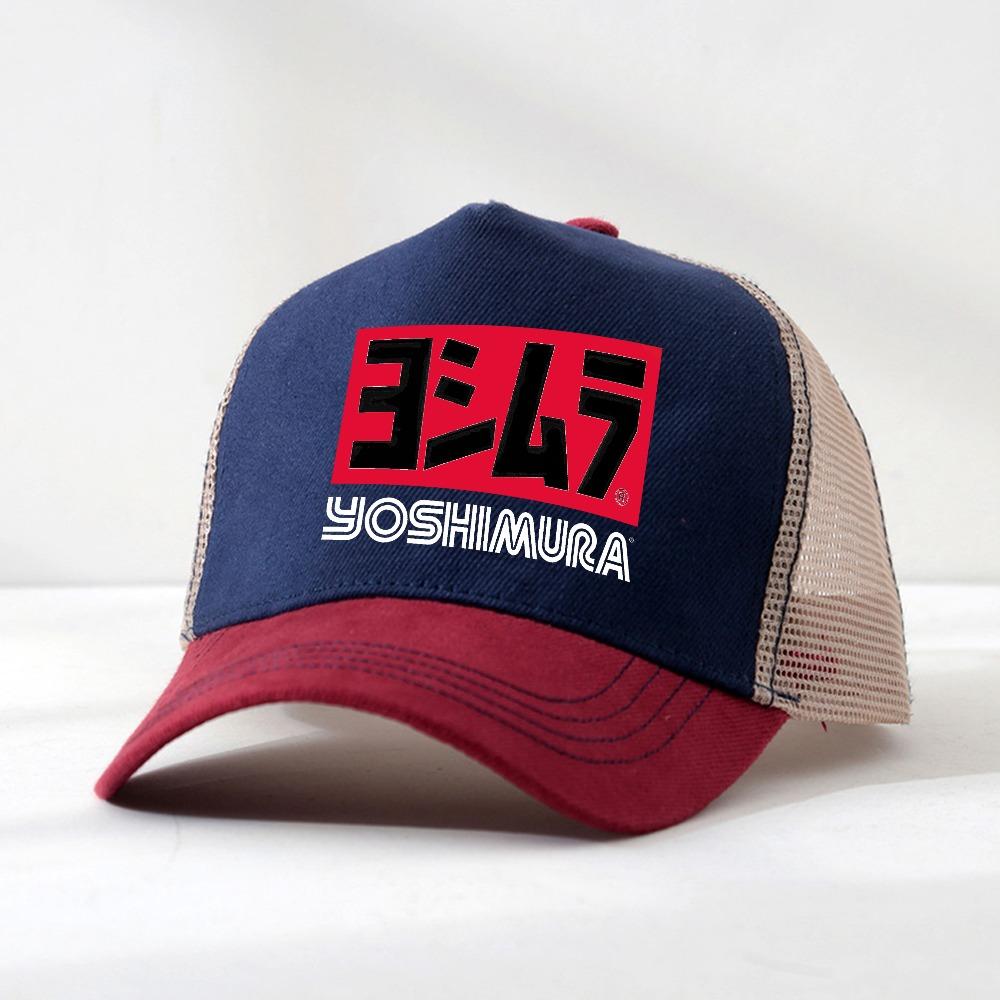 Yoshimura Motorcycle Racing Snapback Cap Adjustable Lightweight Breathable Baseball Hat Perfect for Sports Fans hats