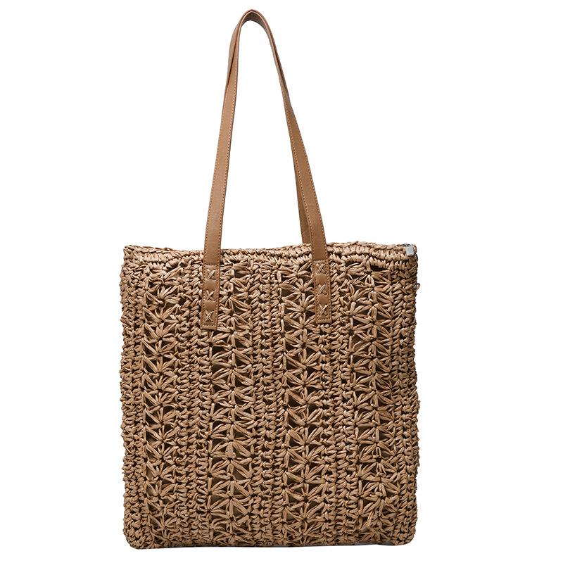 New Summer Beach Bag Travel Beach Vacation Bag Large Capacity Casual One-shoulder Tote Bag