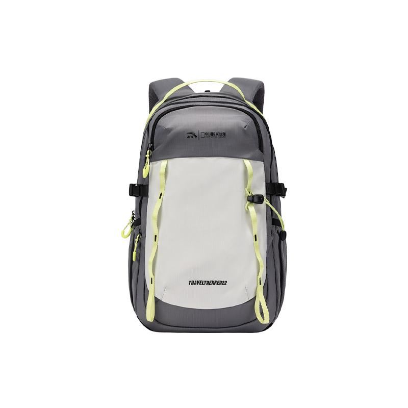 

Anta Fashionable Outdoor Series Large Capacity Nylon Backpack Unisex Backpack Light-Beige 192626163-3 Light Beige Gray