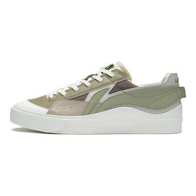 Li Ning Mu Mu Comfortable Versatile Non-Slip Wear-Resistant Low-Top Skate Shoes Men Sneaker Yew-Green AGCT161-3
