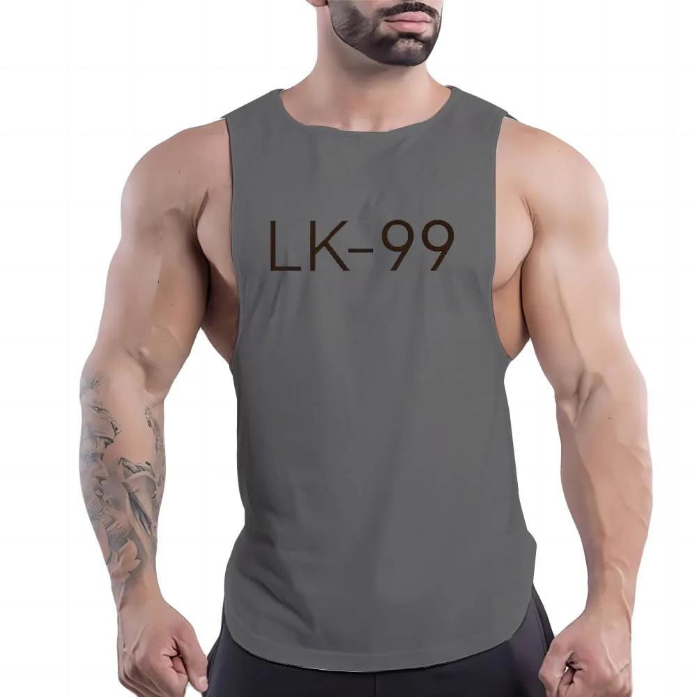 Summer Adult Men'S Fitness Outdoor Crew-Neck Vest Superconductor Pattern 2d Printed Breathable Multi-Color Sleeveless Shirt