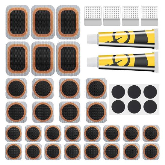 

Ремонтный комплект для внутренней шины велосипеда, патчи для прокола велосипедной трубки, водонепроницаемые патчи без клея для горного велосипеда, шоссейного велосипеда A