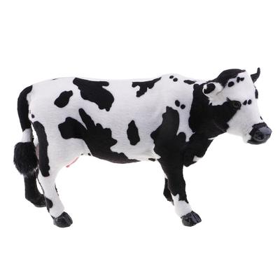 Simulation Cow Farm Zoo Animal Model Figurine Home Decor Toy for Kids