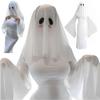 Halloween Ghost Cosplay Sexy Ghost Costume Horror Jiangshi Haunted House Cultural Festival School Festival Anime Otherworld Demon Devil Yokai Cape