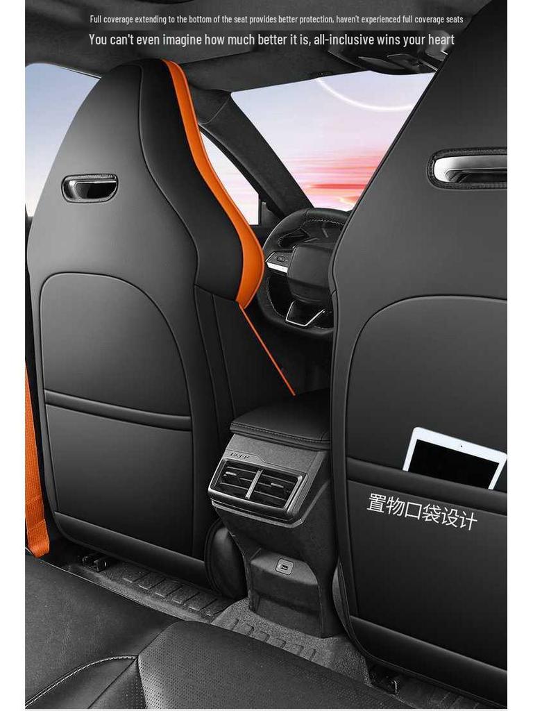 Breathable Perforated Seat Covers for 2023-2025 Changan Uni-V, All-Season Universal Fit.