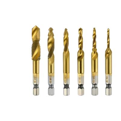 Screw Thread Tap Drill BIt 1/4 Hexagonal Drive Industrial Strength Threading Tool For Precisions Machining