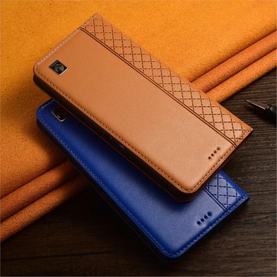 Napa Inner Grid Genuine Leather Flip Case for Samsung Galaxy M21 M31 M31S M51 M22 M32 M52 M62 M23 M33 M34 M53 M54 M55 Cover Case