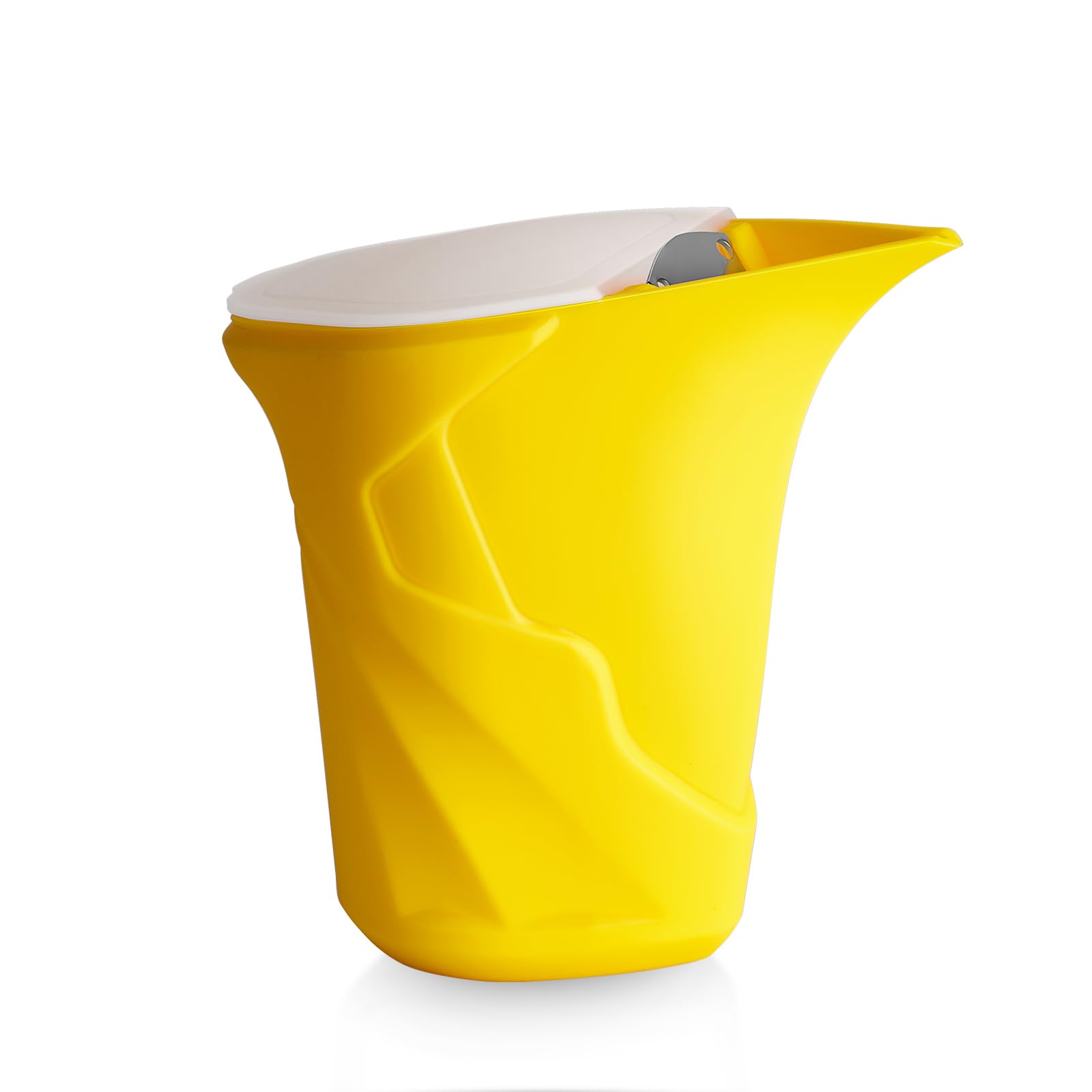 

MERMOO YILAN Кофе 360 мл Силиконовый Капельный Легкий Капельный Кофейник для Кемпинга на Открытом Воздухе и Путешествий Чайник, Чайник, (желтый)