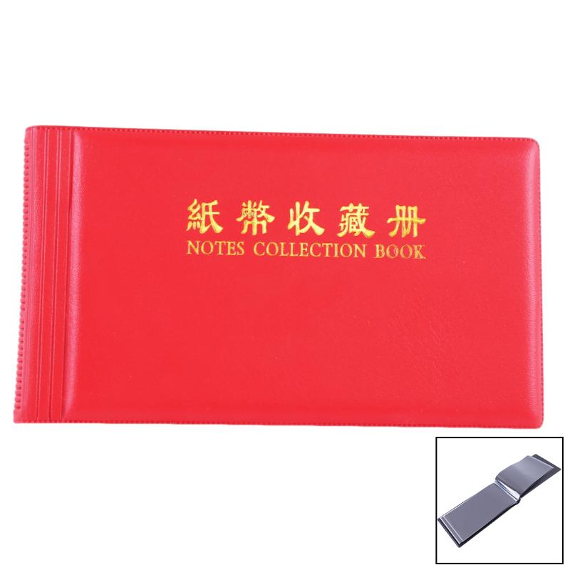 30 Pockets Banknote Currency Collecting Album 10 Sheets Clear Paper Money Holder Creative Money Banknote Protective Sleeve