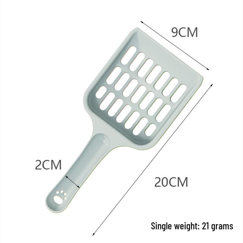 Candy Color Cat Litter Scoop with High-Value Handle - Small Size Cleaning Tool for Pet Toilet