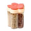 Contenitori per Spezie da Viaggio 5 in 1 Ermetici Contenitori per Condimenti da Viaggio Scatola Portatile per Condimenti da Campeggio per Barbecue Picnic
