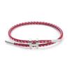 Bracciale in Acciaio a Forma di H: Acciaio Inossidabile Regolabile, Oro 3D, Impermeabile, Resistente al Sudore, Design a Corda