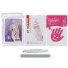 5pcs Skin Moisturizing Exfoliating Hand Mask Set Nail Art Nail File Polishing Brush Kit