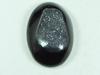 27X40X07MM Dyed Black Onyx Druzy Agate Oval Cabochon Loose Gemstone 80Cts. SK-4673