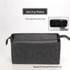 Custom Felt Cosmetic Bag Storage Organizer with Divider