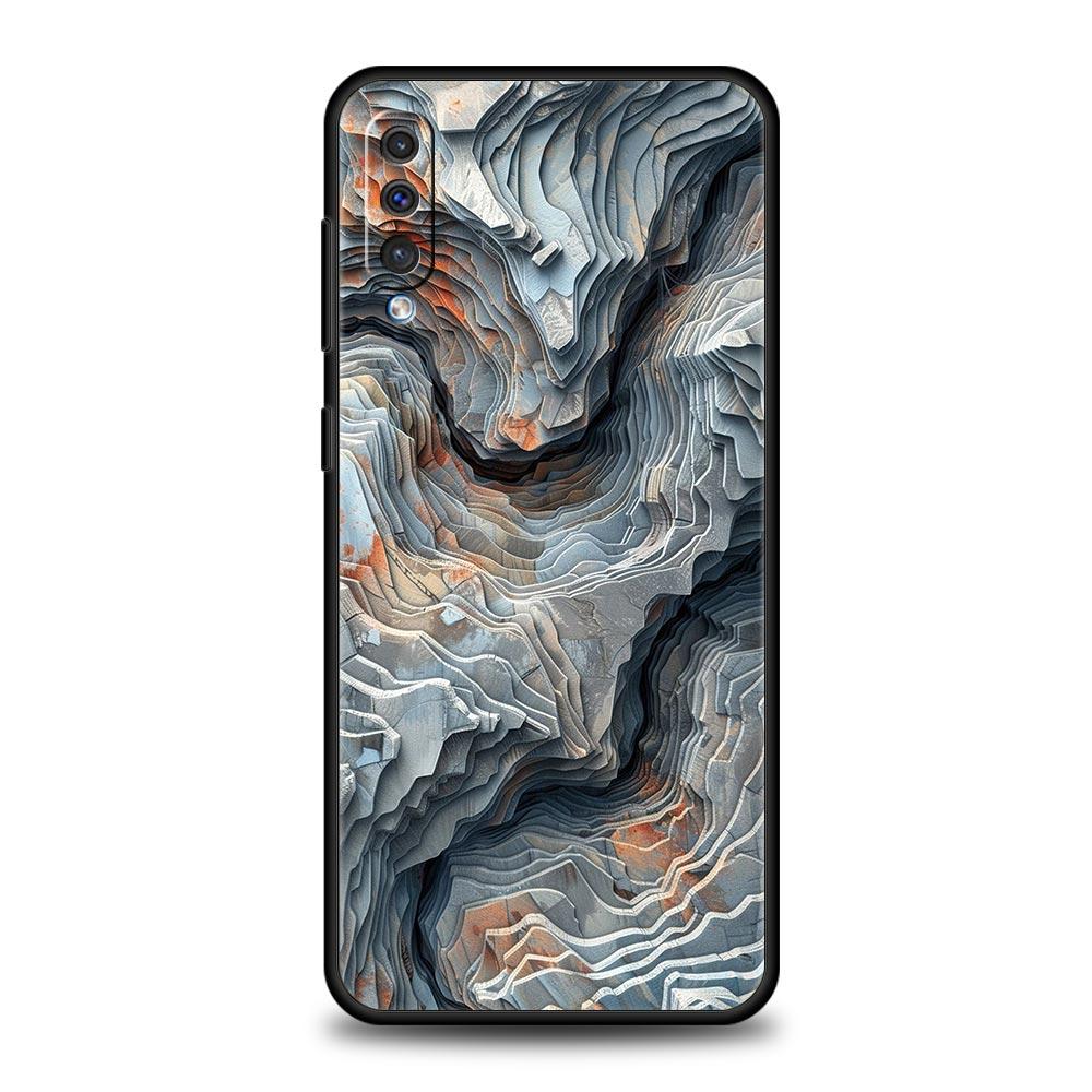 Folds Texture Phone Case for Samsung Galaxy A56 A36 A26 A16 A34 A24 A42 A22 A20 A12 A40 A30 A10 5G Soft TPU Cover Shell Fundas