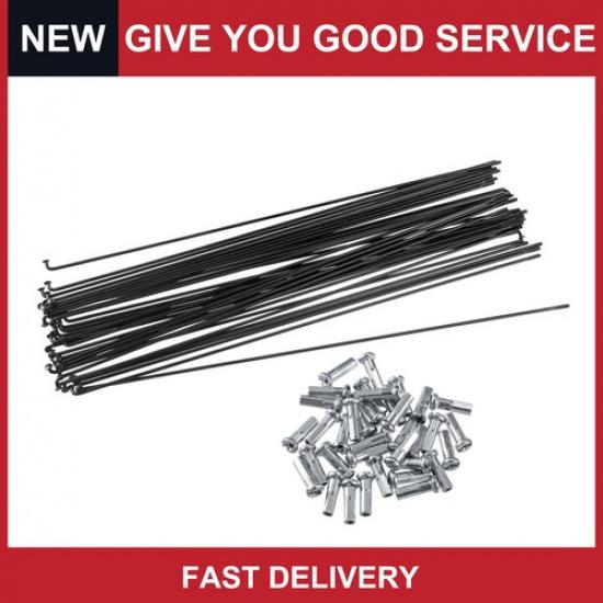 Универсальные велосипедные стальные спицы 14G Велосипедная спица Длина 268 мм с ниппелями Упаковка 36 шт.