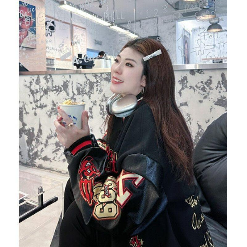 Stylish Patchwork Leather Baseball Jacket for Men - European & American Fashion