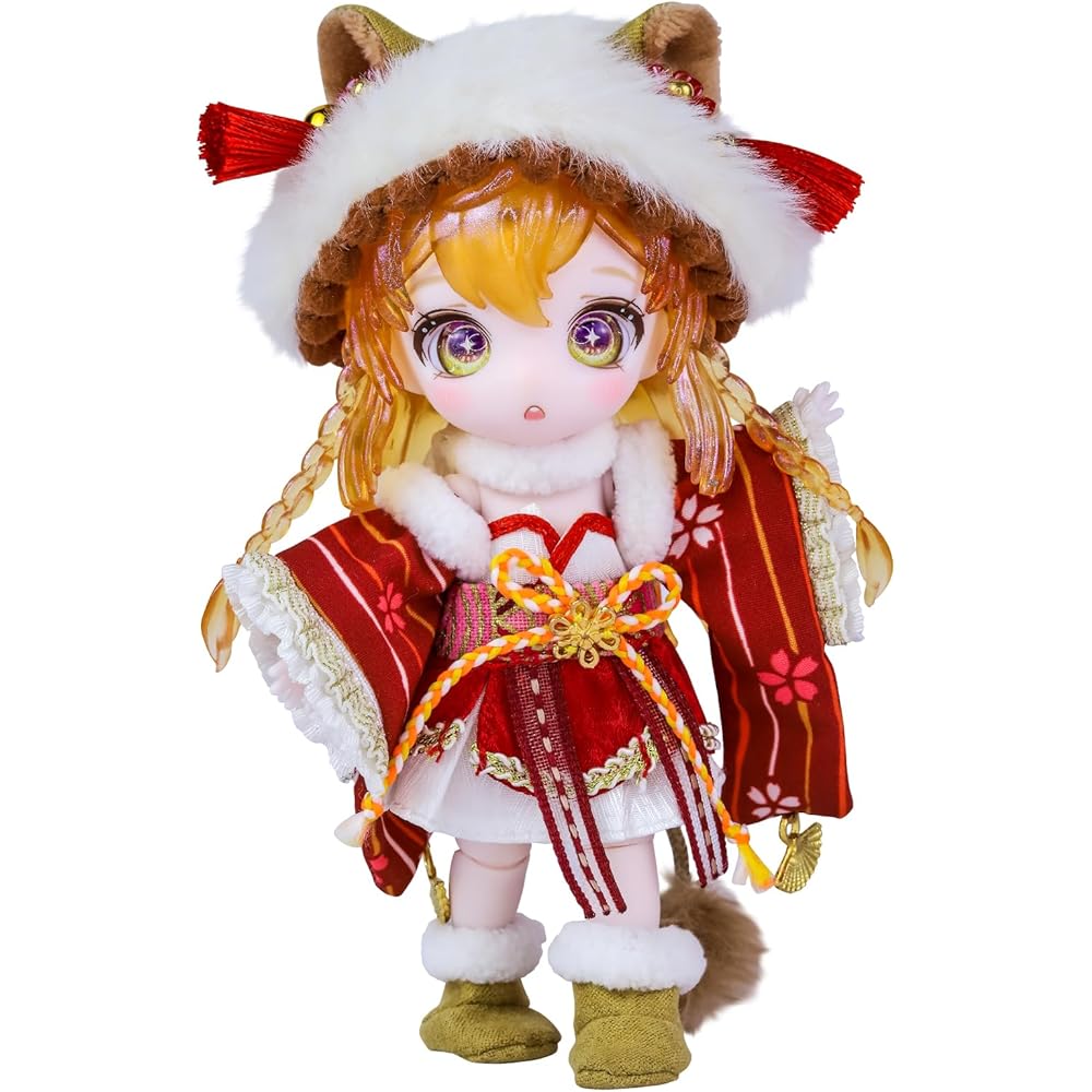 

ICY Fortune Days BJD Doll Set 13cm Anime Style Gift Decoration DIY Exercise Collection for Girls 8+
