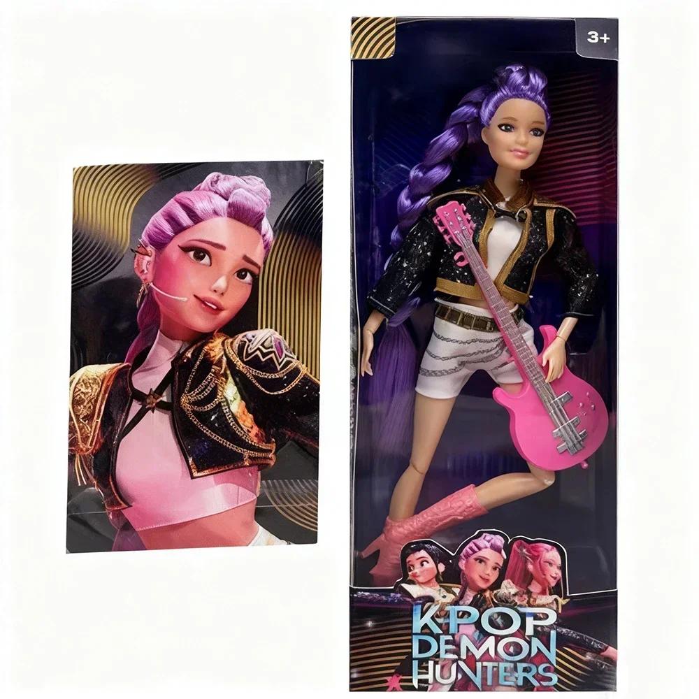 Exklusive Kpop Demon Hunter 11,5-Zoll High-Glam-Puppen (Rumi/Mira/Zoey) - Individuell gestaltbare, bewegliche Luxusfigur, Premium-Geschenk