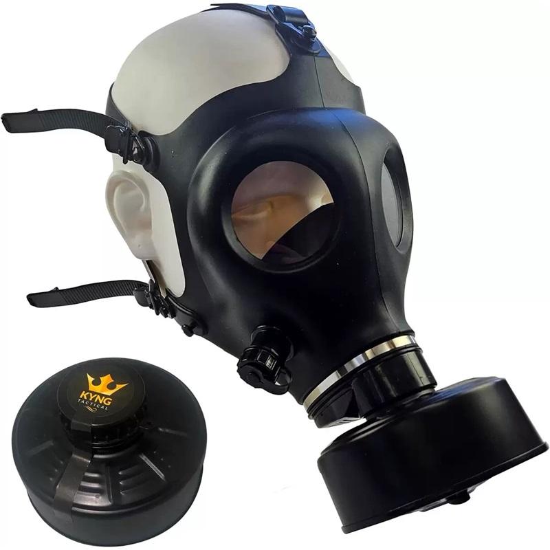 Taktyczny filtr maski 40mm- Gotowość na sytuacje awaryjne, Użytek przemysłowy, Malowanie, Przygotowanie do spawania, Maska na Halloween, Ulepszony filtr premium 40mm w kolorze czarnym, Uszczelniony