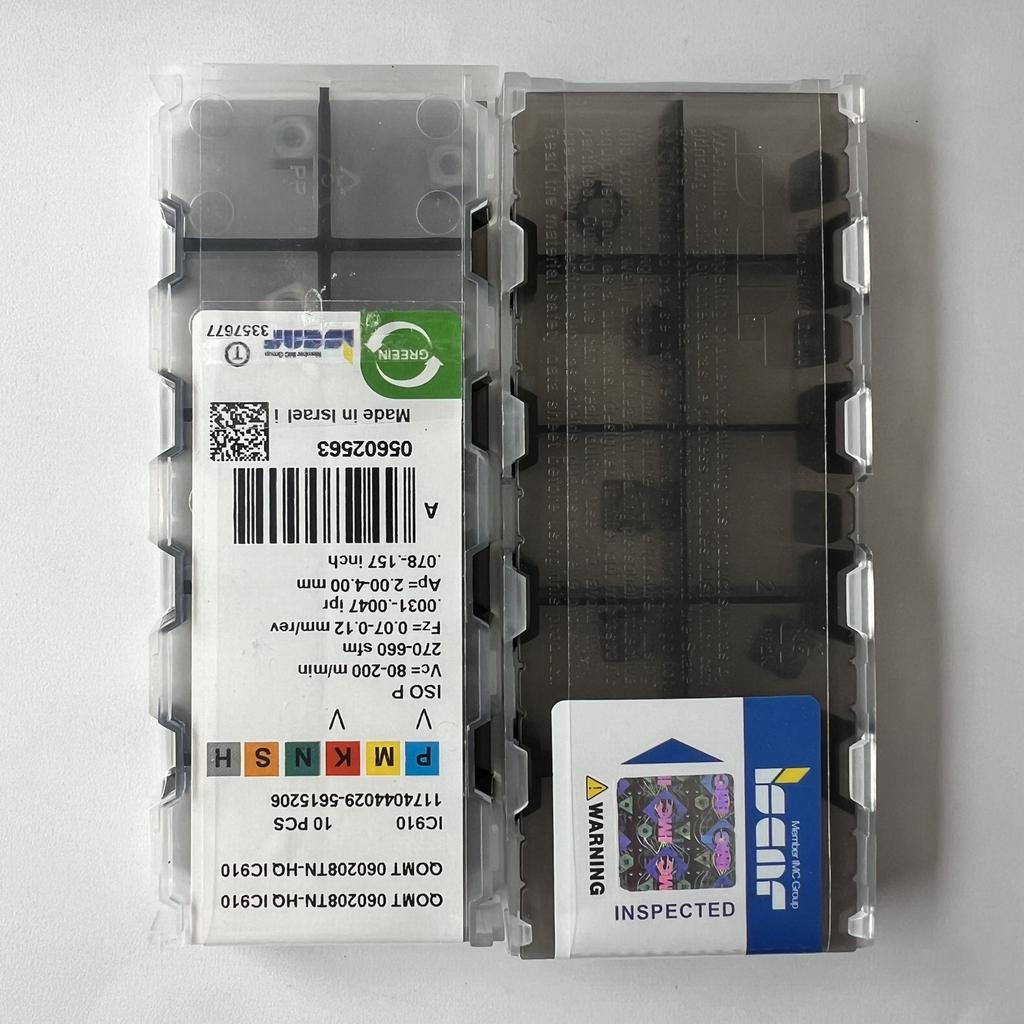 ISCAR / QOMT060208TN-HQ IC910 / Industrial indexable carbide inserts 10 Pcs