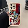 Senjumaru Shutara Phone Case for iPhone 17 16 15 14 13 12 11 Air Pro Max Plus White Soft TPU Shockproof Cover