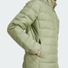 Adidas Essentials Lite Down Comfortable Slim Fit Stand Collar Warm Sports Casual Down Jacket Men Jacket Tent-Green JN4339