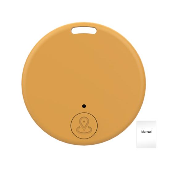 Runder Bluetooth-kompatibler GPS-Tracker Tragbar Schlüssel Geldbörse Gepäck Haustiere Artikelfinder Locator Wasserdicht Zwei-Wege-Alarm Anti-Verlust Tracking-Gerät