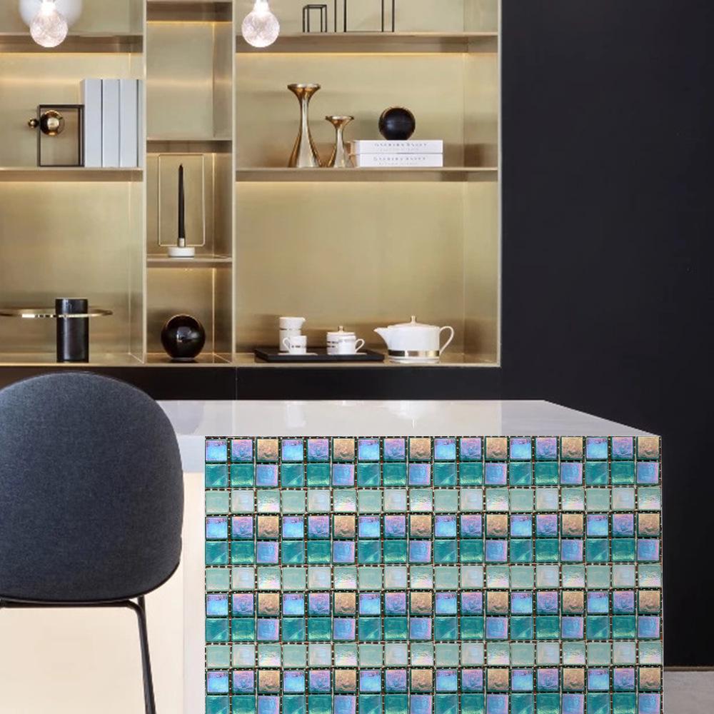 Foreign Trade Mosaic Tile Stickers - DIY Waterproof Wall & Floor Decoration