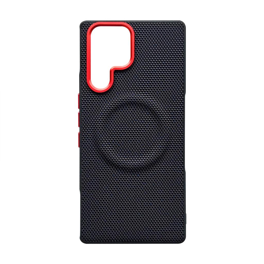 Luxury PU Woven Matte Anti-Slip Phone Case For Samsung Galaxy S26 S25 Edge Ultra Plus Drop Proof Magnetic Charging Protect Cover