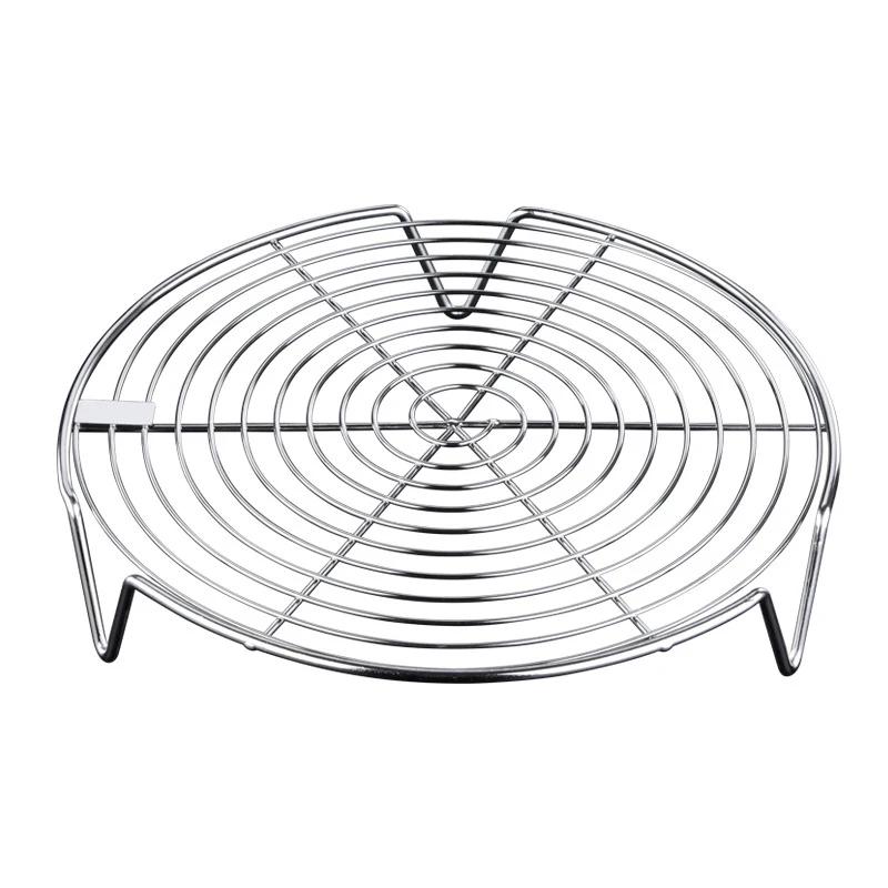 1Pc Stainless Steel Steamer Rack Multifunction Pot Steaming Tray Dumplings Eggs Grill Stand Kitchen Tableware Cooking Stand