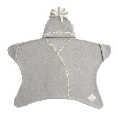 Tuppence Crumble Swaddle Star Afghan Stirrup Gray 5060388820008 for Months & Star-shaped 0-4