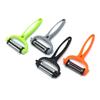 3-in-1 Rotary Multi-functional Melon Grater & Peeler: Portable Stainless Steel Kitchen Tool for Grating and Peeling Fruits