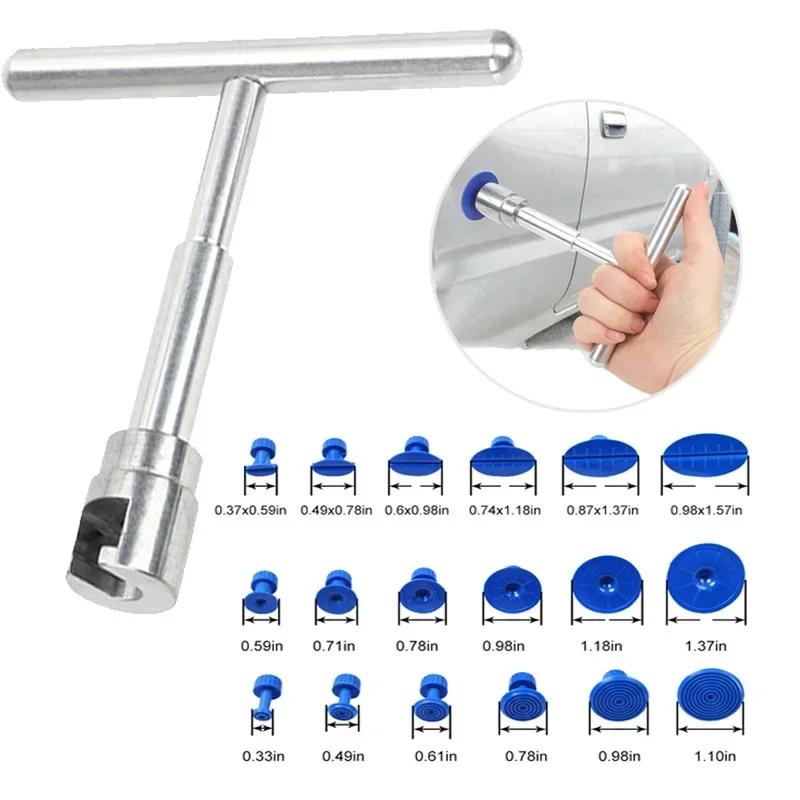 Paintless Auto Dent Repair Tools Car Body Suction Cup Tool Slide Hammer Reverse Hammer Puller Tabs for Car Dent Ding Remover