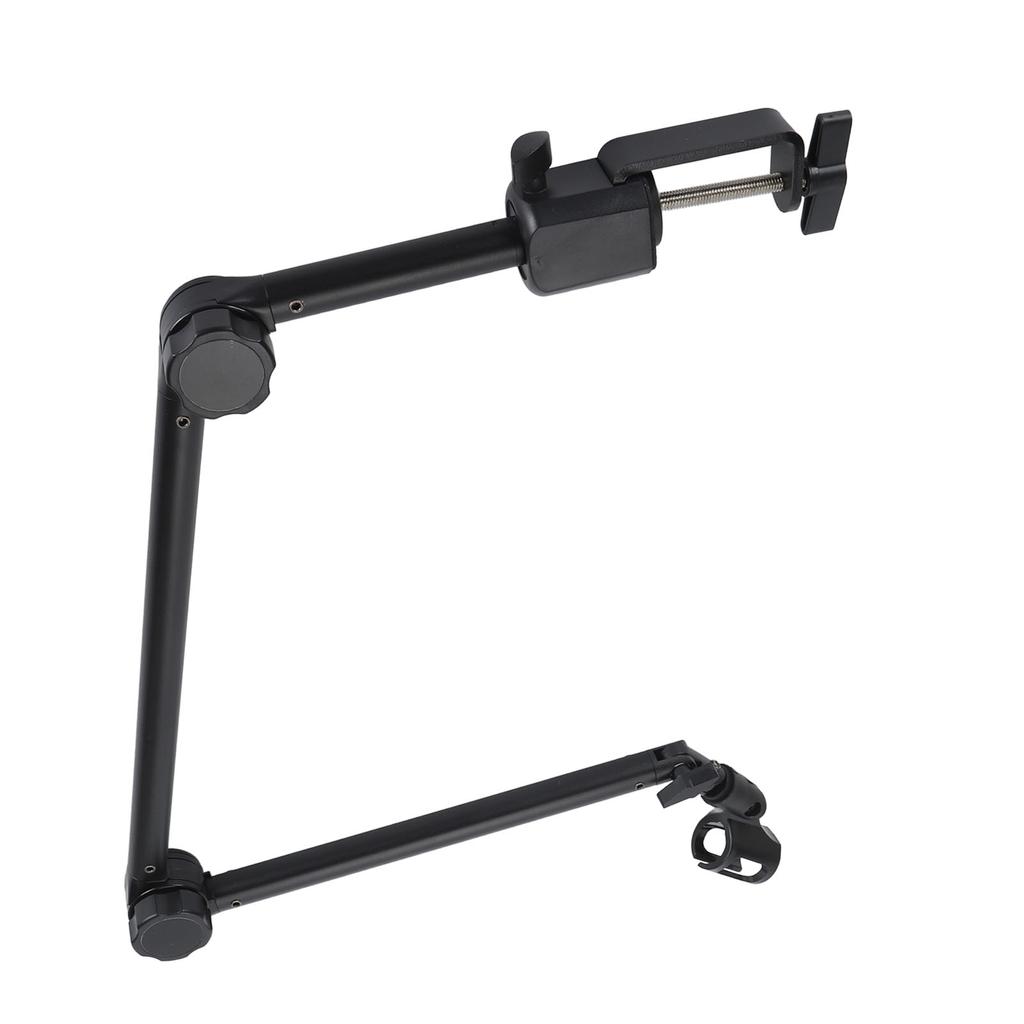 Microphone Arm Stand 180 Degree Adjustable Stable Durable Carbon Steel Desktop Mic Arm Stand for Bro
