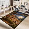 1PC forest animals Non-Slip Floor Carpet Compatible for Office&Living Room&Bedroom&Dining room - Flat - Weave Machine-S0402
